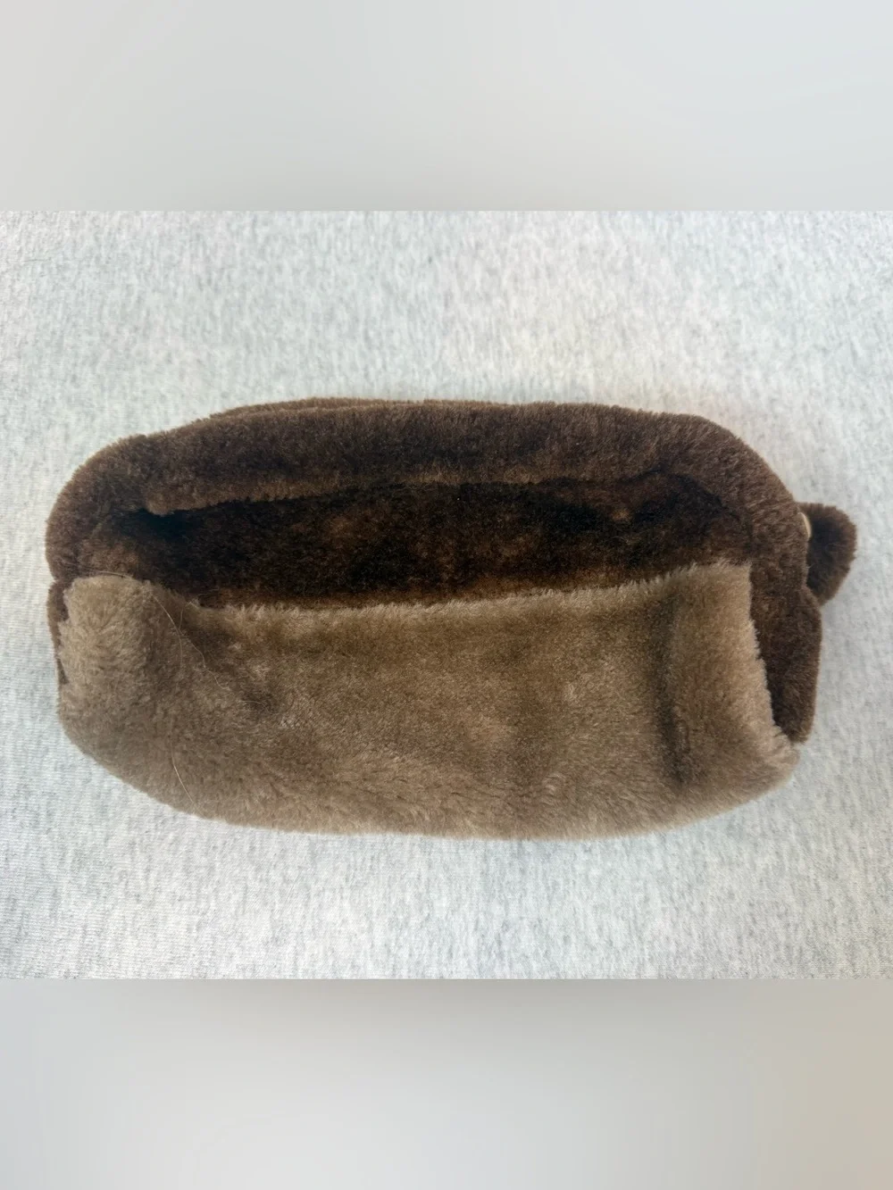 Disney Frozen 2 Sven Fuzzy Plush Pencil Pouch Brown